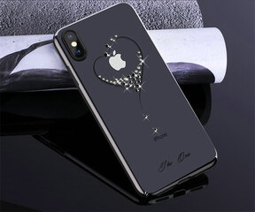 Чехол Kingxbar Wish украшенный кристаллами Swarovsk iPhone XS Max, черный цена и информация | Чехлы для телефонов | pigu.lt