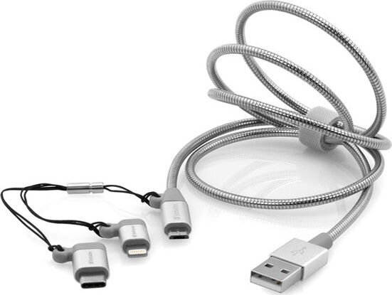 Verbatim 48870, Lightning/USB-C/Micro B kaina ir informacija | Laidai telefonams | pigu.lt