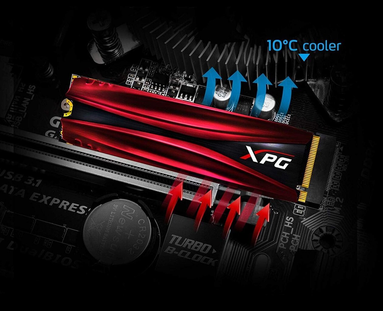 ADATA 1TB M.2 PCIe NVMe XPG GAMMIX S11 Pro kaina ir informacija | Vidiniai kietieji diskai (HDD, SSD, Hybrid) | pigu.lt