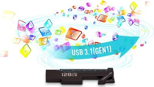 Team Group memory USB T183 128GB USB 3.0 kaina ir informacija | USB laikmenos | pigu.lt