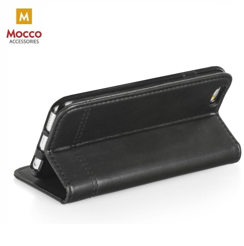 Mocco Smart Focus Book Case For Samsung A920 Galaxy A9 (2018) Black kaina ir informacija | Telefono dėklai | pigu.lt