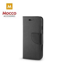 Mocco Fancy Book Case For Apple iPhone XS / X Black kaina ir informacija | Telefono dėklai | pigu.lt