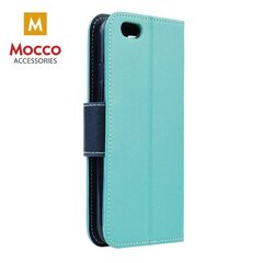 Mocco Fancy Case Чехол Книжка для телефона Apple iPhone XS / X Ментоловый / Синий цена и информация | Чехлы для телефонов | pigu.lt