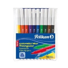 Pelikan Фломастеры, colorella star, 10 цв  цена и информация | Принадлежности для рисования, лепки | pigu.lt