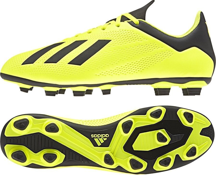 Futbolo bateliai Adidas, juodos/geltonos цена и информация | Futbolo bateliai | pigu.lt