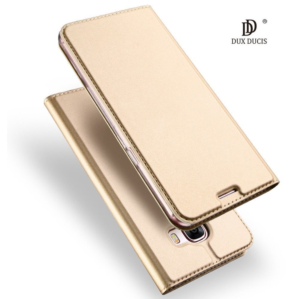 Dux Ducis Premium Magnet Case For Asus Zenfone Max (M1) ZB555KL Gold kaina ir informacija | Telefono dėklai | pigu.lt