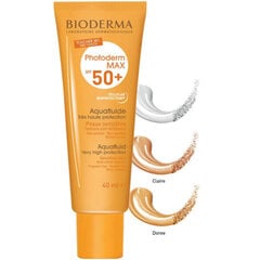 Солнцезащитный крем Bioderma Photoderm Max Ultra Fluide Bioderma Spf 50 40 мл цена и информация | Bioderma Духи, косметика | pigu.lt