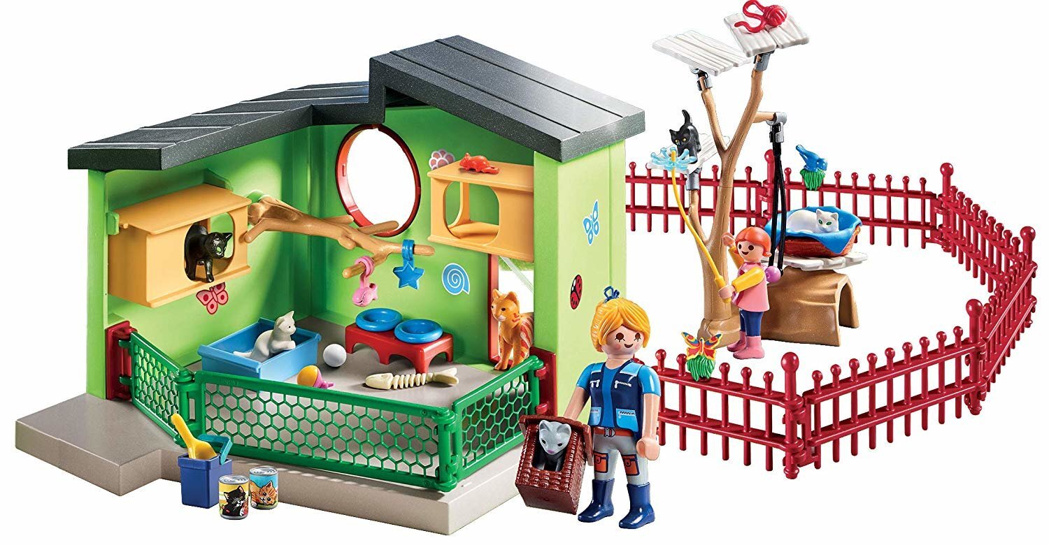 9276 PLAYMOBIL® City Life, Kačių namelis цена и информация | Konstruktoriai ir kaladėlės | pigu.lt