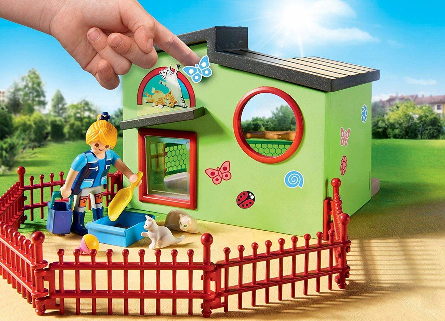 9276 PLAYMOBIL® City Life, Kačių namelis kaina ir informacija | Konstruktoriai ir kaladėlės | pigu.lt