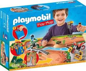 9329 PLAYMOBIL® Play Map, Гоночная трасса цена и информация | Конструкторы и кубики | pigu.lt