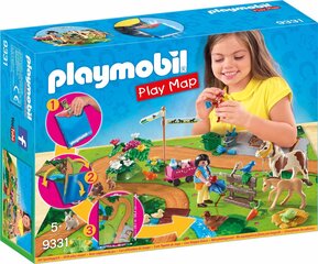 9331 PLAYMOBIL® Play Map, Конная прогулка цена и информация | Конструкторы и кубики | pigu.lt