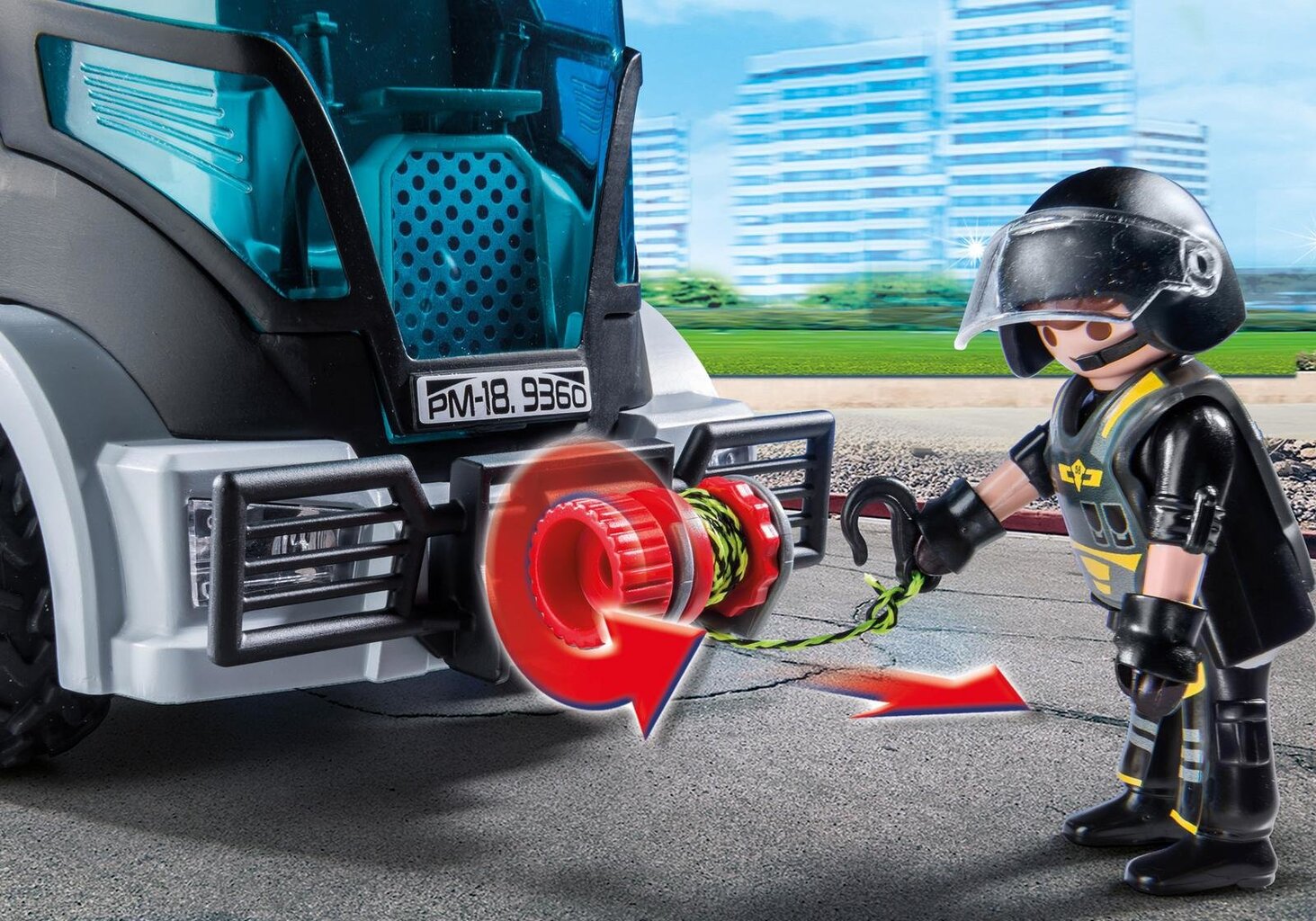 9360 PLAYMOBIL® City Action, Gelbėjimo sunkvežimis su garsais ir šviesomis kaina ir informacija | Konstruktoriai ir kaladėlės | pigu.lt