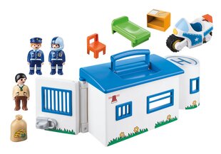 9382 PLAYMOBIL® 1.2.3, Полицейский участок цена и информация | Конструкторы и кубики | pigu.lt