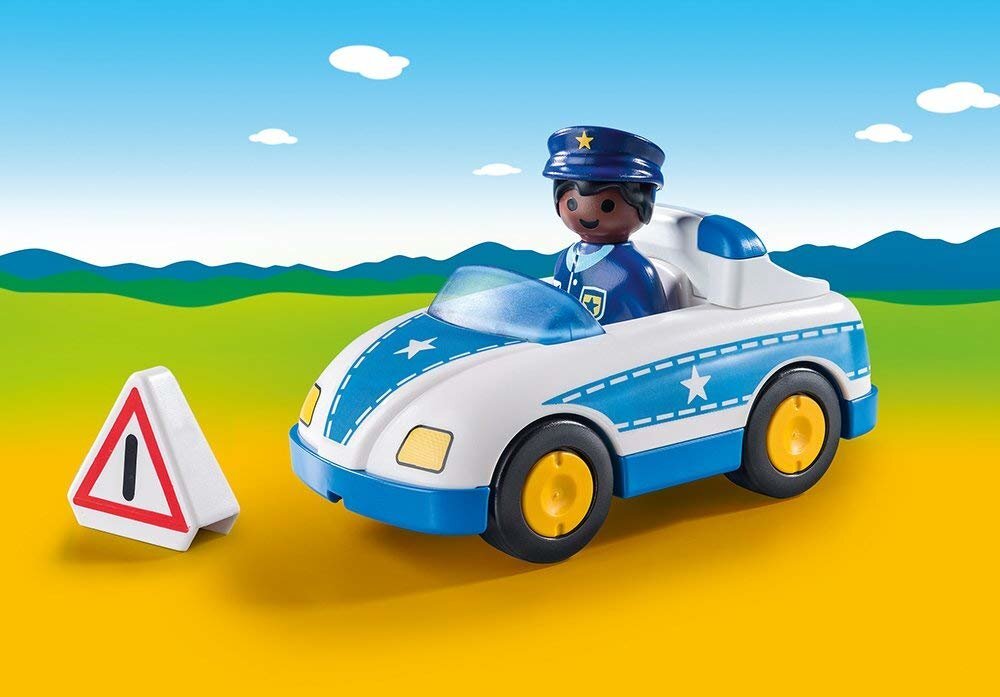 9384 PLAYMOBIL® 1.2.3 Policijos automobilis kaina ir informacija | Konstruktoriai ir kaladėlės | pigu.lt