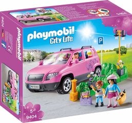 9404 PLAYMOBIL® City Life, Семейный автомобиль с парковкой цена и информация | Конструкторы и кубики | pigu.lt