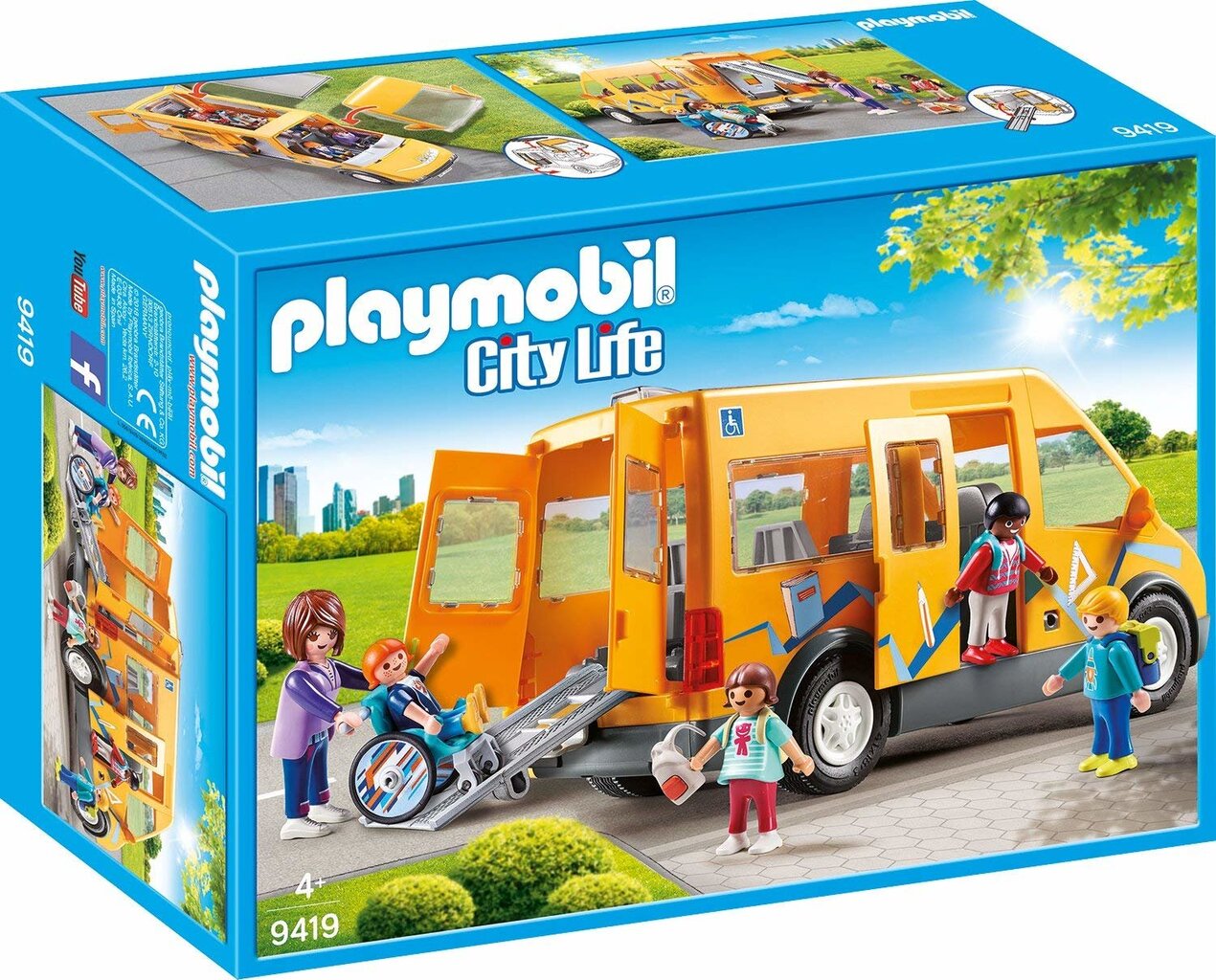 9419 PLAYMOBIL® City Life, Mokyklos autobusas kaina ir informacija | Konstruktoriai ir kaladėlės | pigu.lt