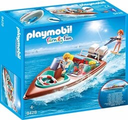 9428 PLAYMOBIL® Family Fun, Моторная лодка с подводным двигателем цена и информация | Конструкторы и кубики | pigu.lt