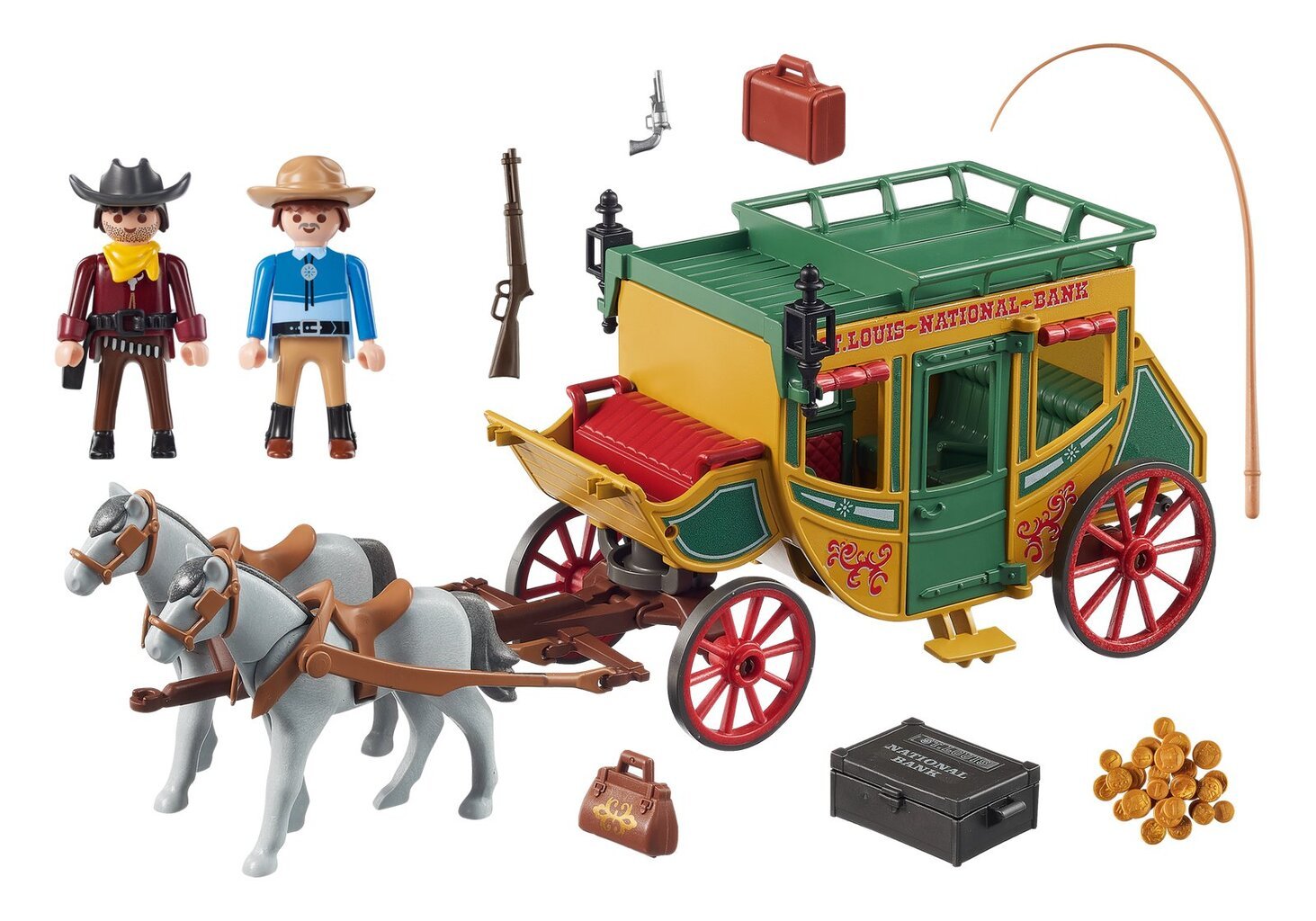 70013 PLAYMOBIL® Western, Kaubojų diližanas kaina ir informacija | Konstruktoriai ir kaladėlės | pigu.lt