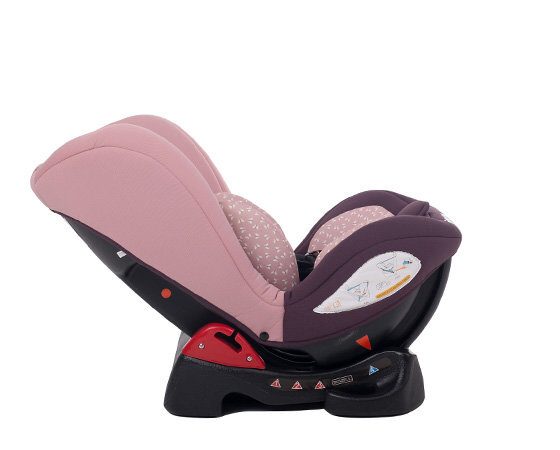 Automobilinė kėdutė Kikkaboo Vintage, 0-18 kg, butterfly dark pink kaina ir informacija | Autokėdutės | pigu.lt