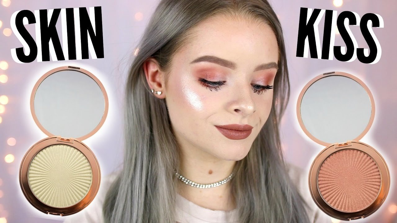 Spindesį suteikianti priemonė Makeup Revolution London Skin Kiss Highlighter 14 g kaina ir informacija | Bronzantai, skaistalai | pigu.lt