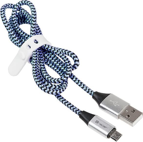 Micro USB kabelis Tracer TRAKBK46263 Micro USB 2.0 AM, 1m цена и информация | Kabeliai ir laidai | pigu.lt