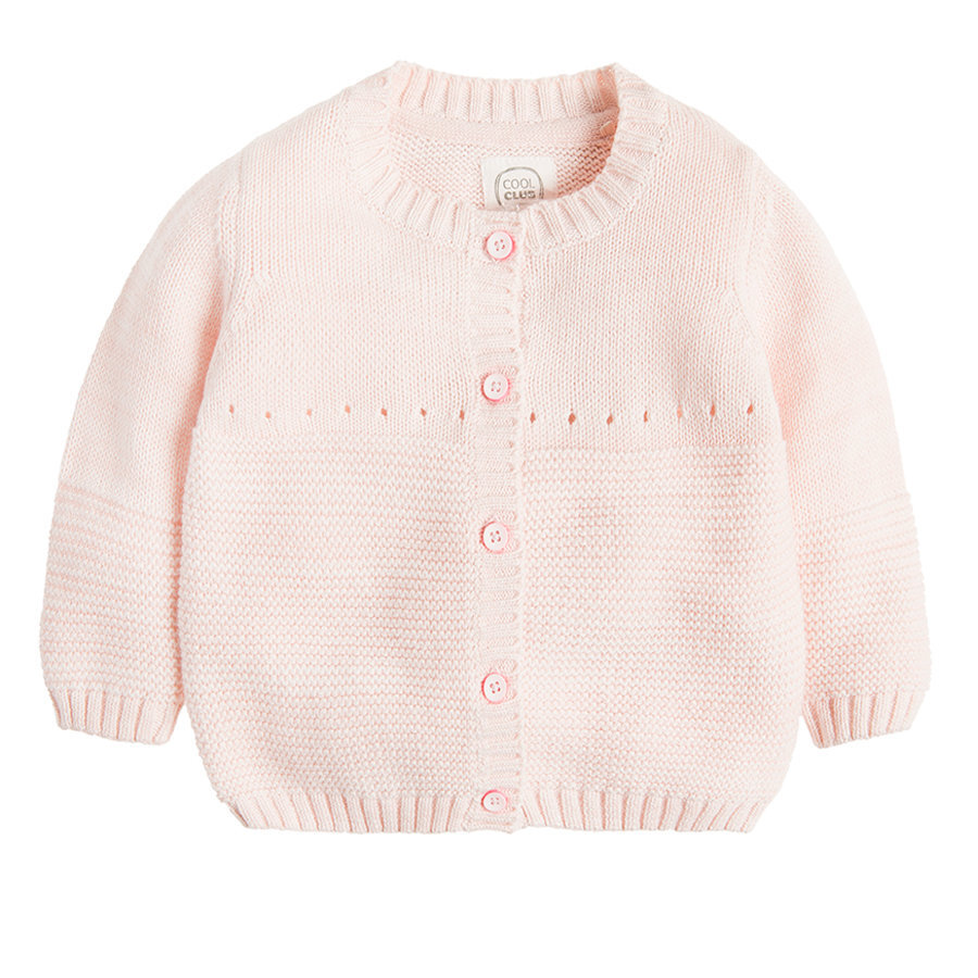 Cool Club megztinis mergaitėms, CCG1804624 kaina ir informacija | Megztiniai, bluzonai, švarkai kūdikiams | pigu.lt