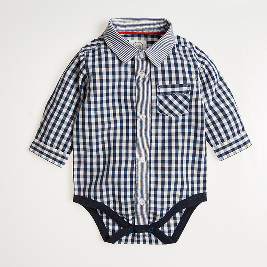 Cool Club komplektas: smėlinukas-marškiniai ilgomis rankovėmis ir kelnės berniukams, CCB1805411-00 kaina ir informacija | Komplektai kūdikiams | pigu.lt