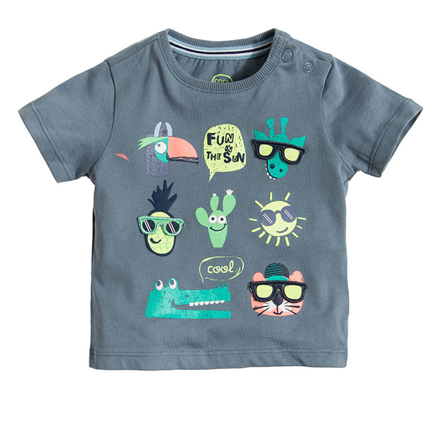 Cool Club marškinėliai trumpomis rankovėmis berniukams, CCB1806035 kaina ir informacija | Marškinėliai kūdikiams | pigu.lt