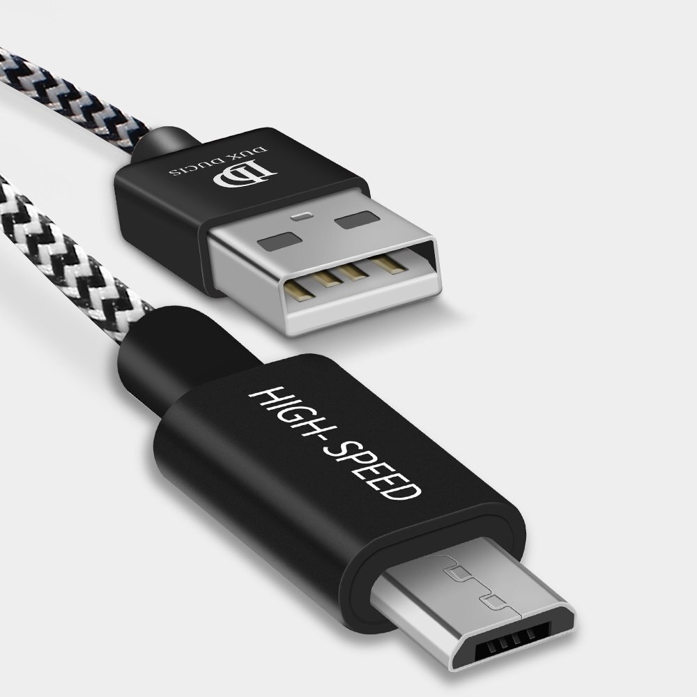 USB kabelis Dux Ducis K-ONE microUSB FastCharging 0.25m kaina ir informacija | Laidai telefonams | pigu.lt