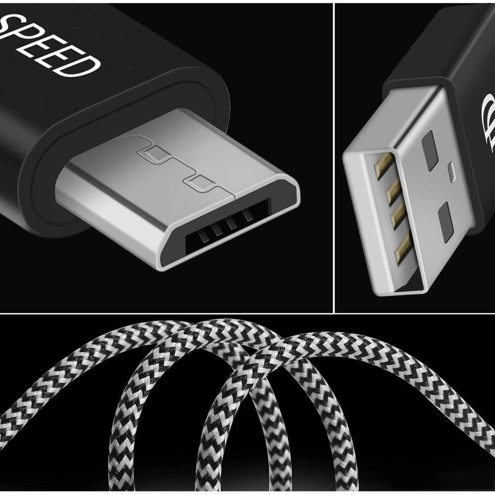 Kabelis Dux Ducis K-ONE Series USB / micro USB Cable 2.1A, 2m kaina ir informacija | Laidai telefonams | pigu.lt