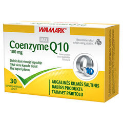 Maisto papildas Coenzyme Q10 100 mg, 30 kapsulių kaina ir informacija | Vitaminai, maisto papildai, preparatai gerai savijautai | pigu.lt
