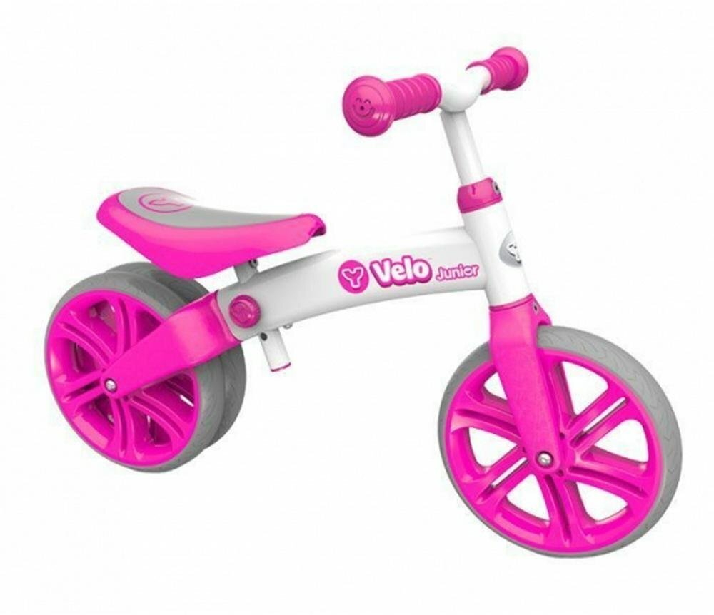 Balansinis dviratis YVOLUTION YVelo Junior 4L CL 2PK, rožinis,100531 цена и информация | Balansiniai dviratukai | pigu.lt