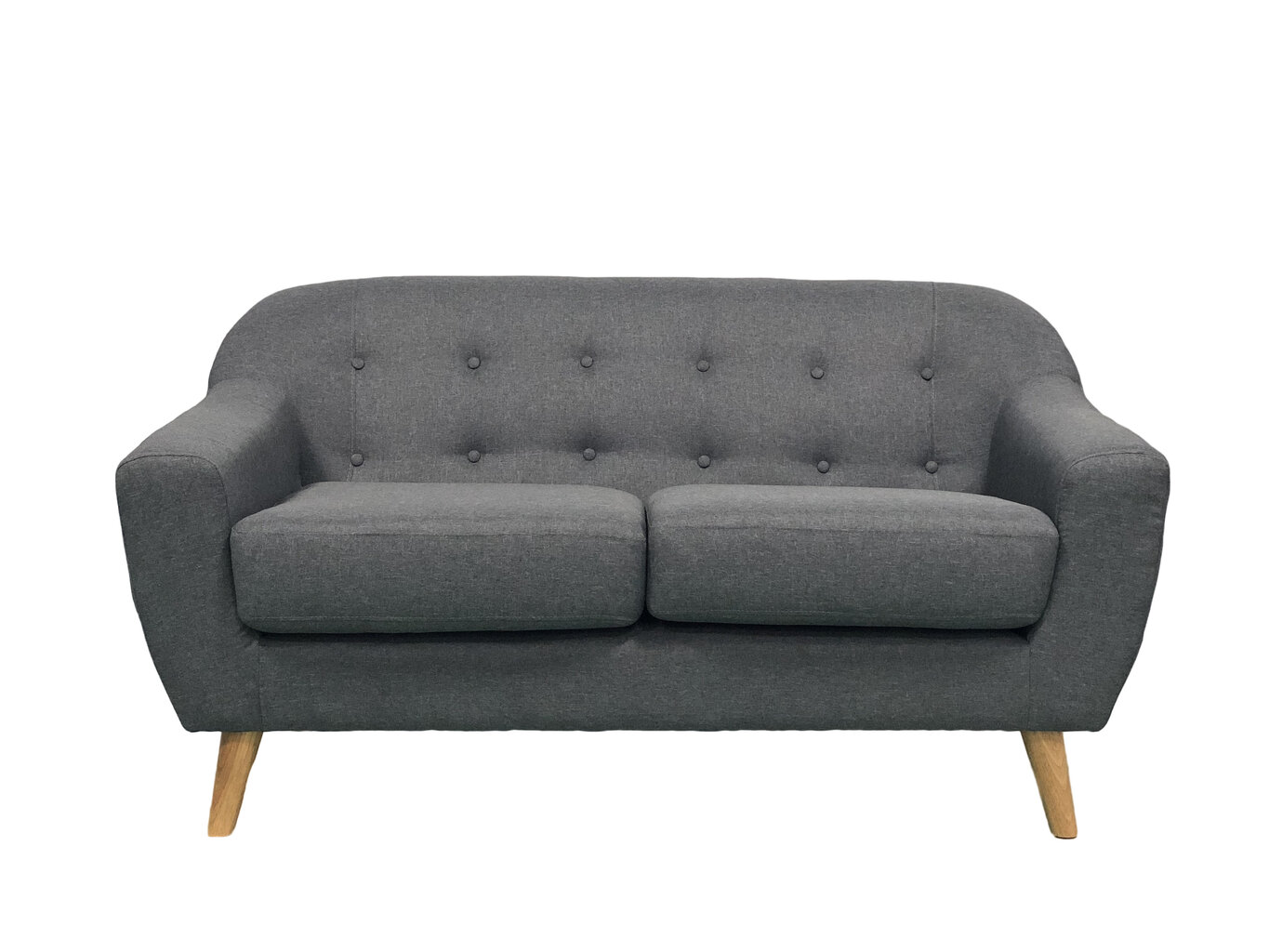 Sofa Jobby 2S, pilka kaina ir informacija | Sofos | pigu.lt