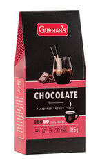 Кофе со вкусом шоколада Gurman's, 125g цена и информация | Кофе, какао | pigu.lt