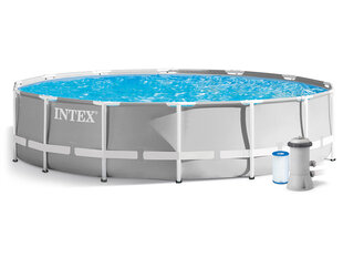 Каркасный бассейн с фильтром Intex Prism Frame, 4,27 м цена и информация | Бассейны | pigu.lt