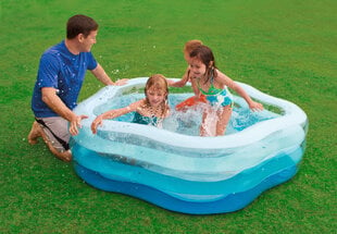 Pripučiamas baseinas Intex Swim Summer Colors, 185x180x53 cm kaina ir informacija | Baseinai | pigu.lt
