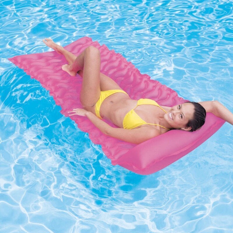 Pripučiamas paplūdimio čiužinys Intex Tote-n-Float™, 229x86 cm kaina ir informacija | Pripučiamos ir paplūdimio prekės | pigu.lt