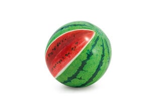 Pripučiamas kamuolys Intex Watermelon, 107 cm kaina ir informacija | Pripučiamos ir paplūdimio prekės | pigu.lt