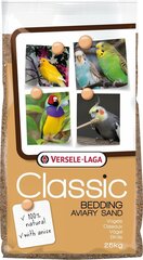 Песок для птиц Versele-Laga Aviary Classic Bedding Sand, 25 кг цена и информация | Скворечники, кормушки, клетки | pigu.lt