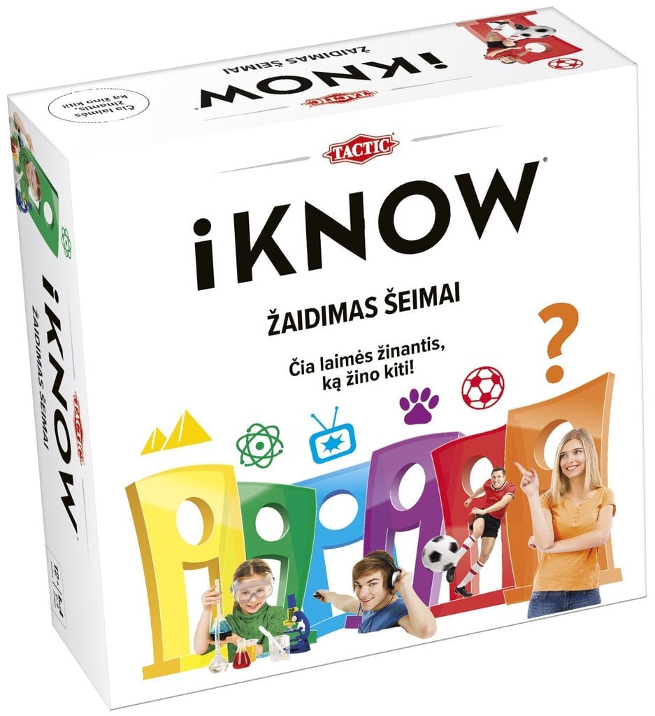Stalo žaidimas I Know Family ( Lietuvių kalba ) kaina ir informacija | Stalo žaidimai, galvosūkiai | pigu.lt