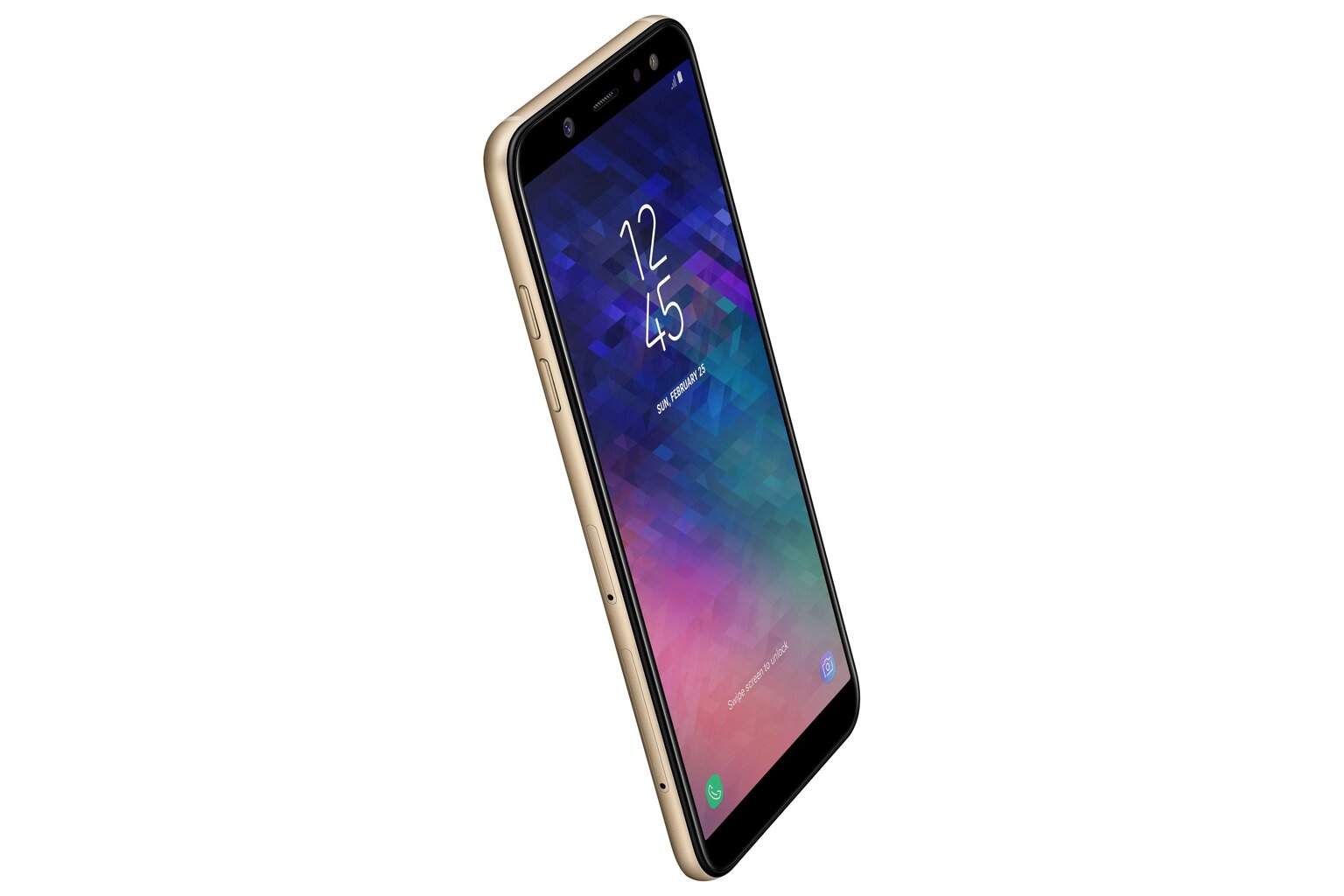 Samsung Galaxy A6 (2018), 32 GB, Single Sim, Gold kaina ir informacija | Mobilieji telefonai | pigu.lt