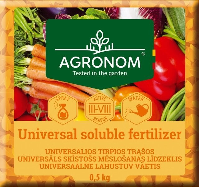 Agronom universalios tirpios trąšos NPK 14-11-25 kaina ir informacija | Birios trąšos | pigu.lt