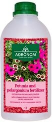 Agronom petunijų ir pelargonijų trąšos 1 L kaina ir informacija | Skystos trąšos | pigu.lt