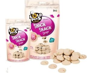 Lolo Pets Classic snick snack lašeliai šunims su pienu, 75 g kaina ir informacija | Skanėstai šunims | pigu.lt