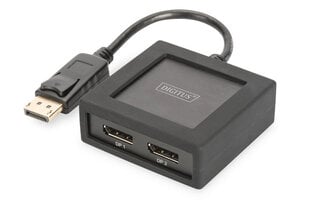 Digitus 4K DisplayPort Splitter, 1x2 kaina ir informacija | Adapteriai, USB šakotuvai | pigu.lt