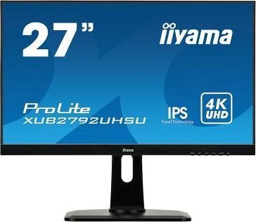 IIyama PLXUB2792UHSU-B1 UHD цена и информация | Monitoriai | pigu.lt