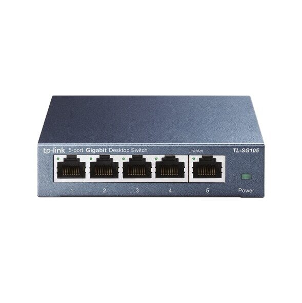 TP-LINK Switch TL-SG105 kaina ir informacija | Maršrutizatoriai (routeriai) | pigu.lt