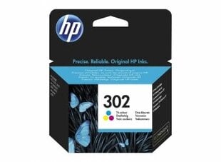 HP Ink 302 F6U65AE kaina ir informacija | Kasetės lazeriniams spausdintuvams | pigu.lt