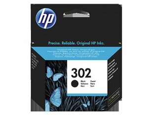 HP Ink 302 F6U66AE, черный цена и информация | Картриджи для лазерных принтеров | pigu.lt