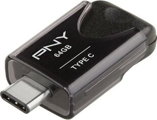 Flash USB 3.0 Type-C 64GB PNY Elite цена и информация | USB накопители | pigu.lt